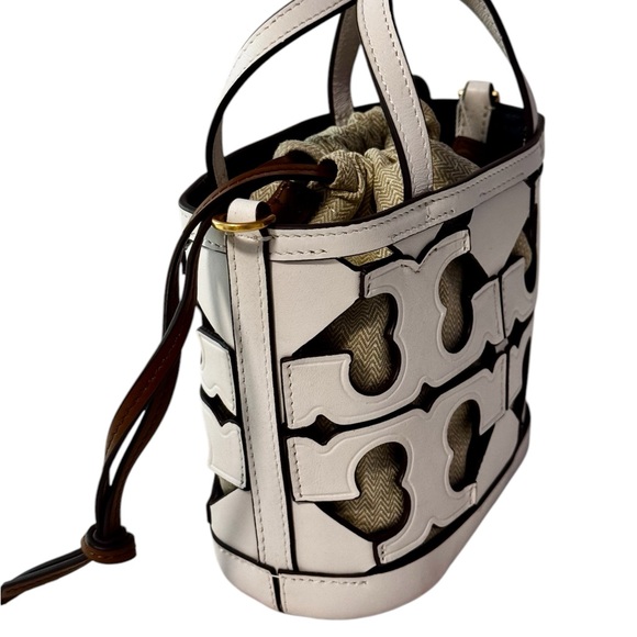 Tory Burch Ella Cut Out Logo Mini Tote - Picture 5 of 12